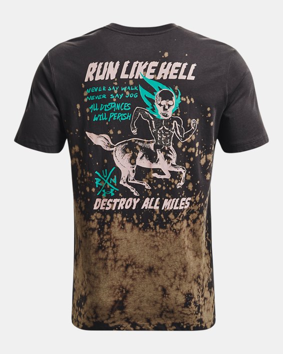 Men's UA Destroy All Miles T-Shirt, Gray, pdpMainDesktop image number 5